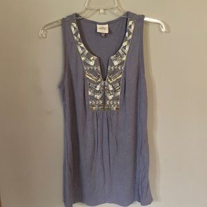Embellished tank top